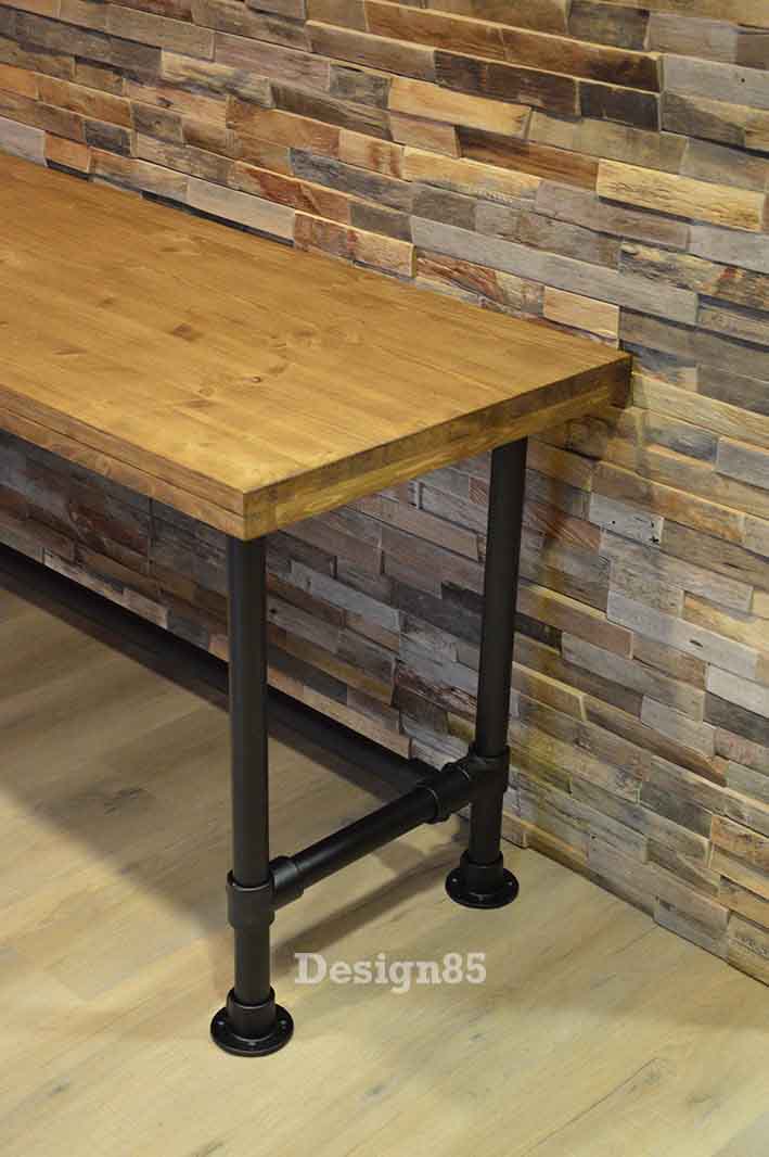 Vintage houten bureau van design85