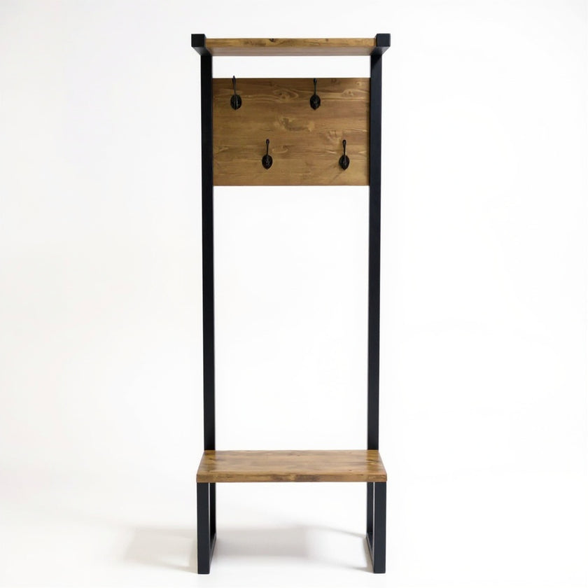 Kapstok Zwart Metaal Staand