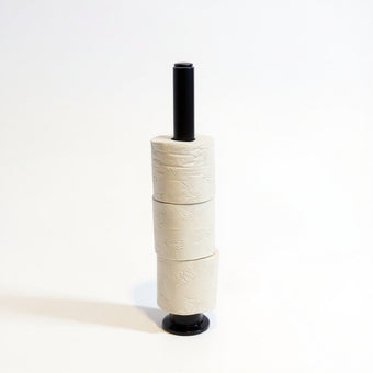 Steigerbuis Toiletrol Staander Zwart