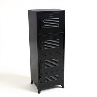 Industriële Kast Locker Zwart