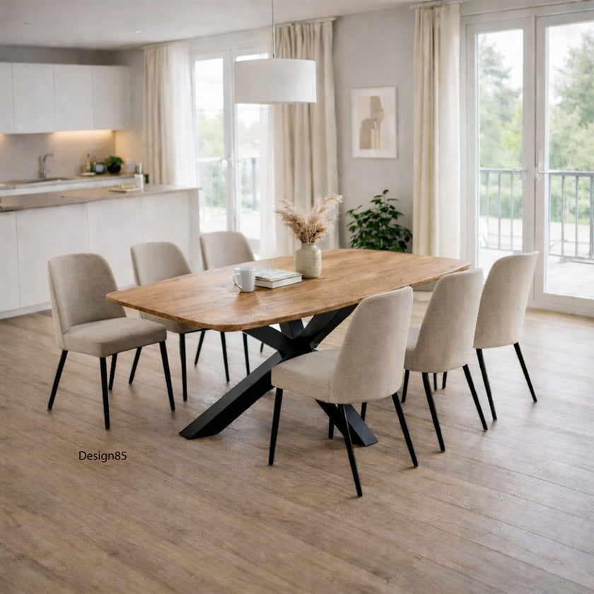 Eettafel deens ovaal Fjord