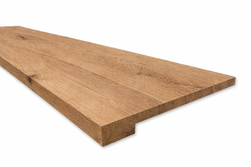 Eiken vensterbank overzet