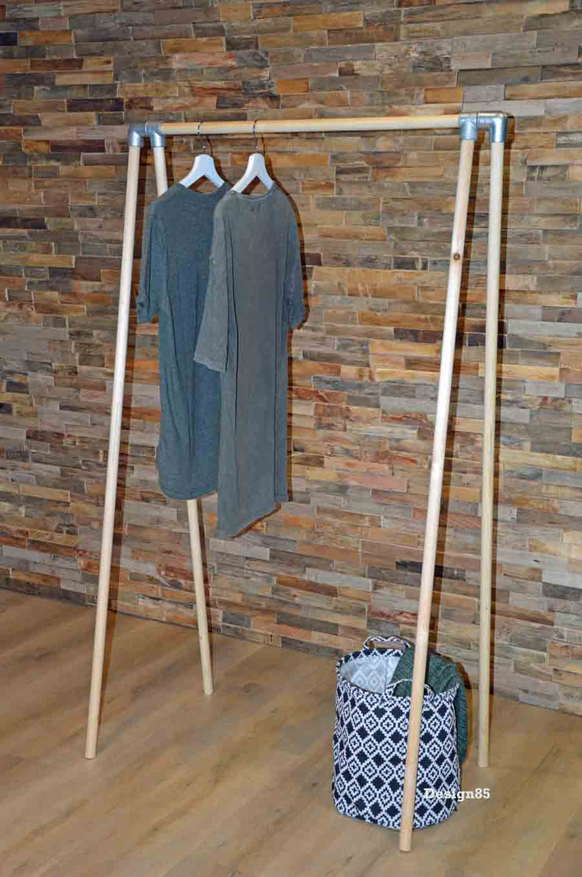 Houten Kledingrek Potig