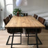 Industriële Eiken Eettafel Continentaal