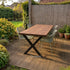 Industriele tuintafel x poot 