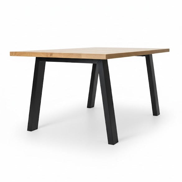 Industriële Eiken Eettafel Continentaal