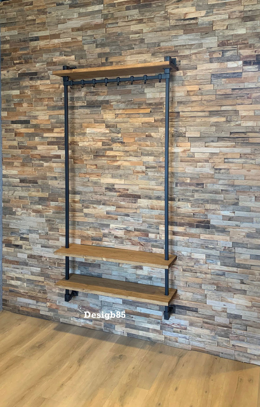 Kapstok Zwart Metaal Zweef