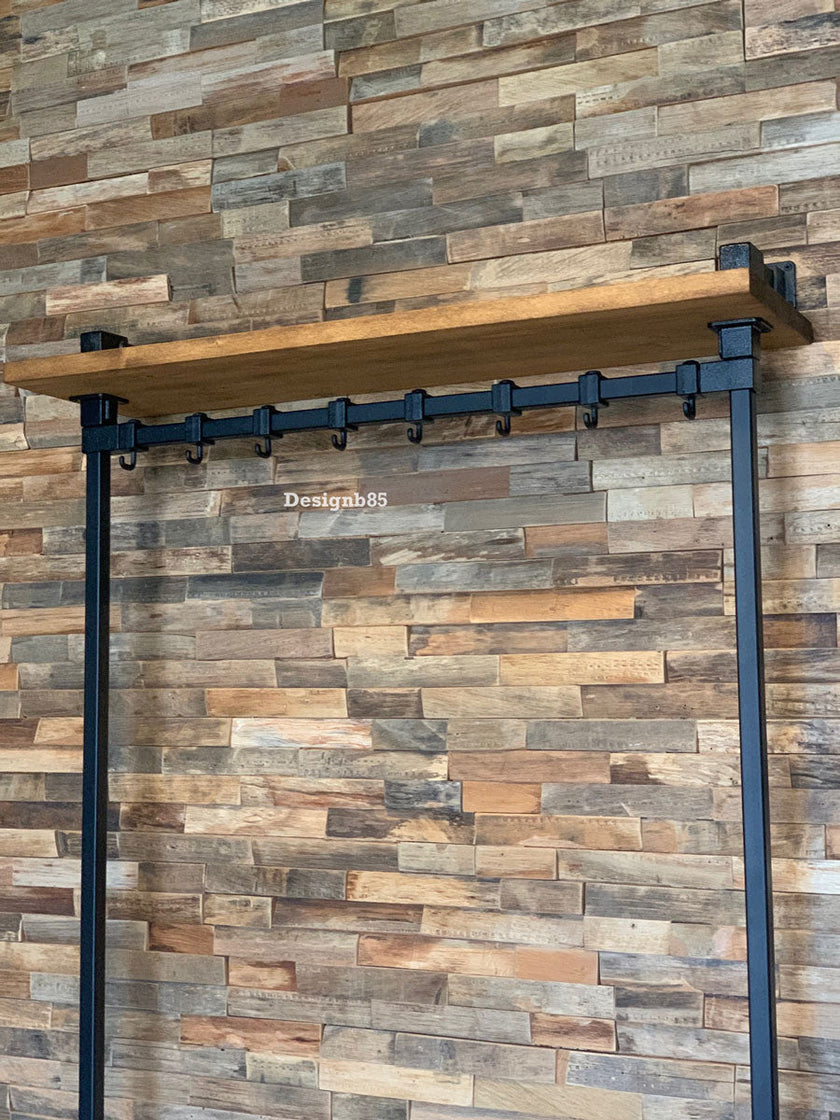 Kapstok Zwart Metaal Zweef