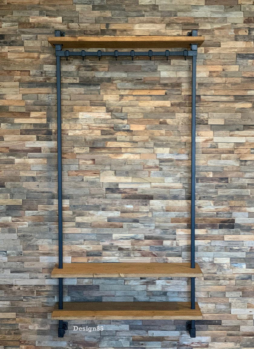 Kapstok Zwart Metaal Zweef