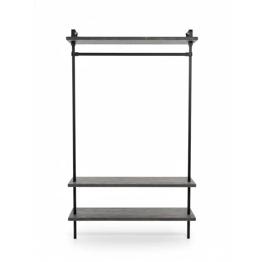 Kapstok Zwart Metaal Hangers