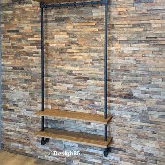 Kapstok Zwart Metaal Zweef