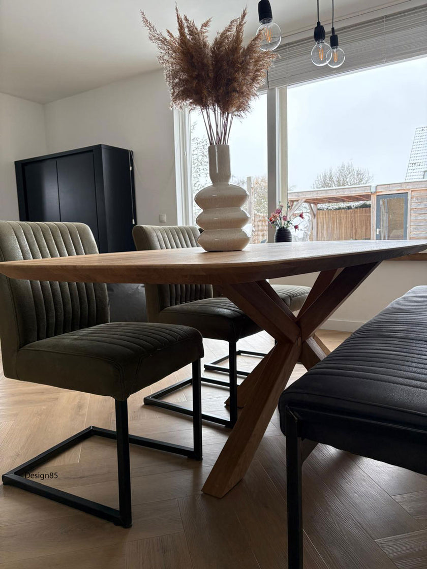 Eettafel deens ovaal Nordic