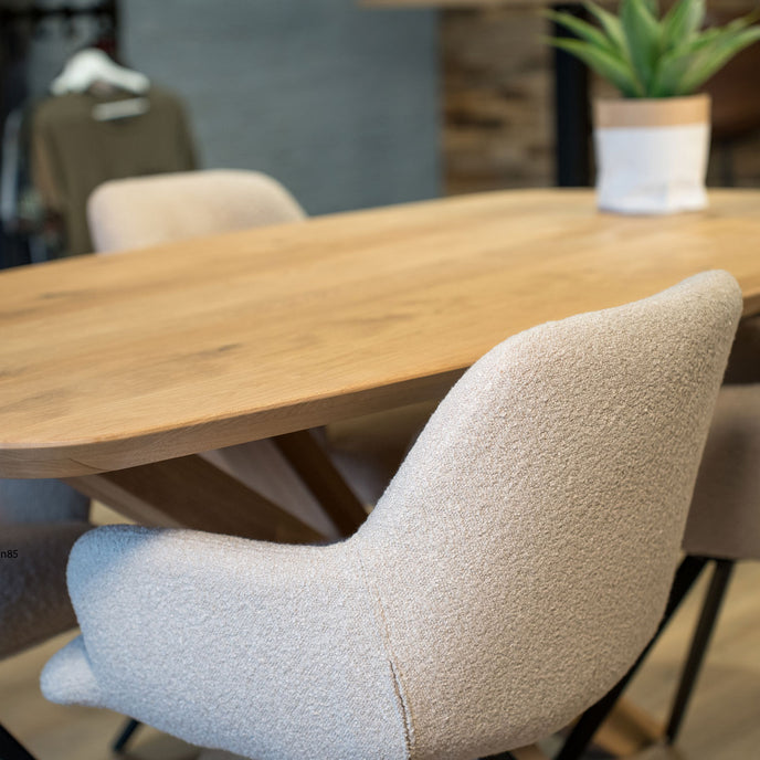 Eettafel deens ovaal Nordic