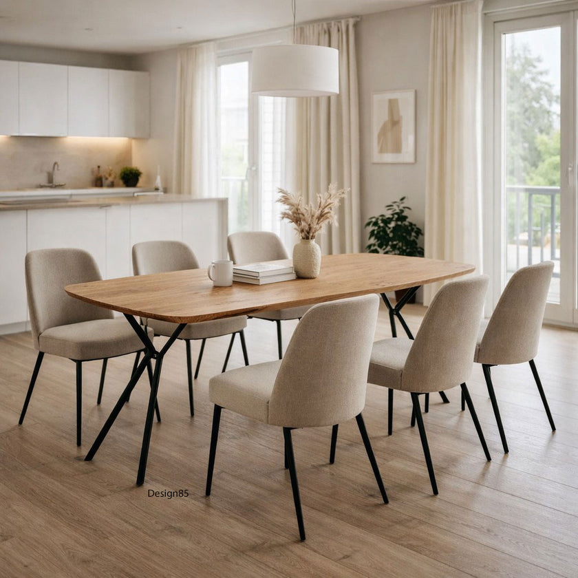 Eettafel deens ovaal Steel