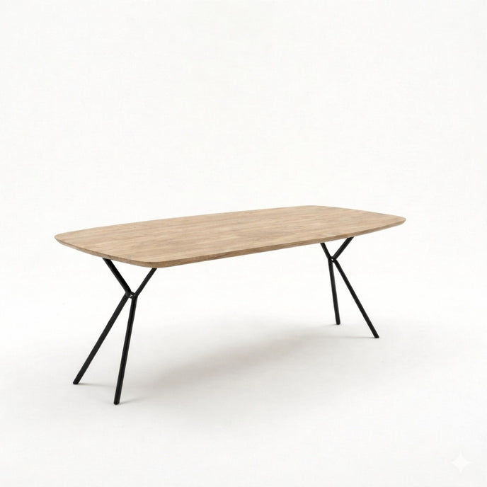 Eettafel deens ovaal Steel