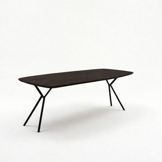 Eettafel deens ovaal Steel