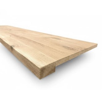 Eiken vensterbank overzet