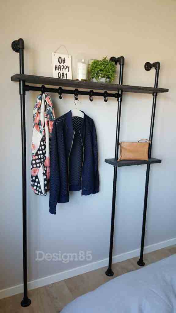 Houten Kledingrek Dapper