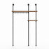 Houten kledingrek Dapper