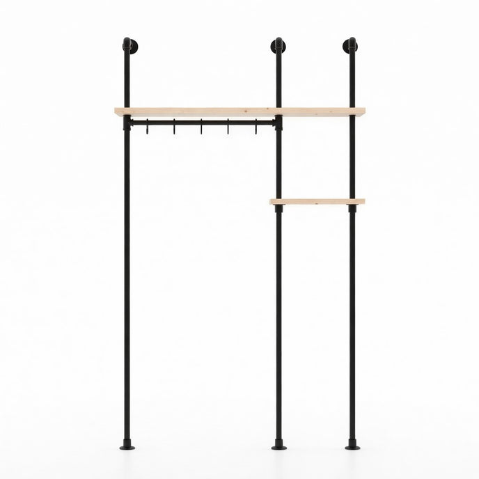 Houten kledingrek Dapper