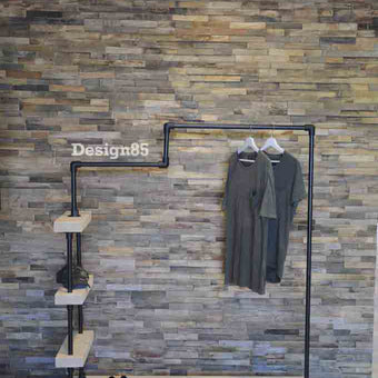 Houten Kledingrek Eigentijds