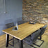 Industriële Eiken Eettafel Continentaal