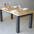 Industriële Eiken Eettafel Hagel