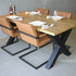 Industriële Eiken Eettafel Storm