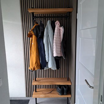 Industriële Kapstok Boomstam