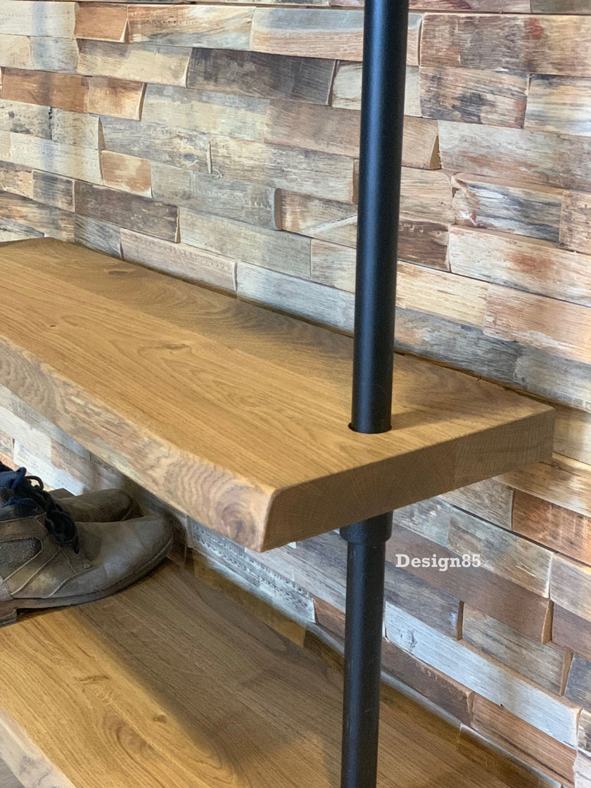 Industriële Kapstok Boomstam