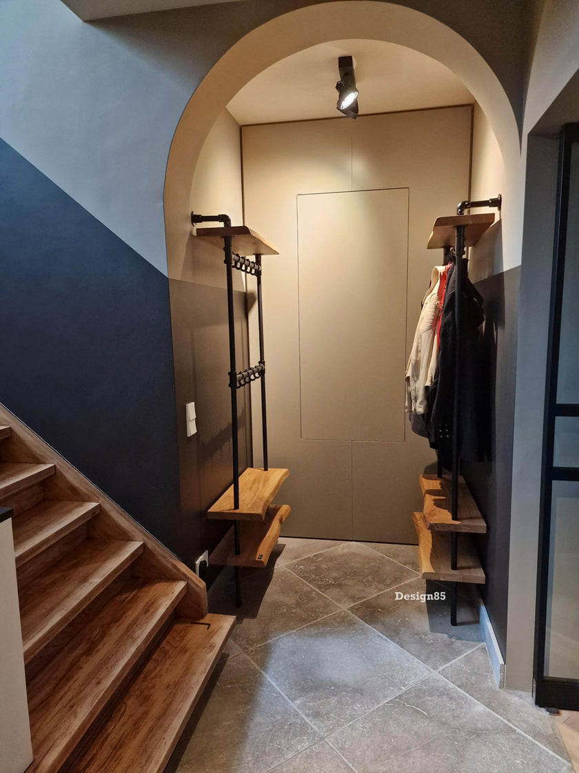 Industriële Kapstok Boomstam