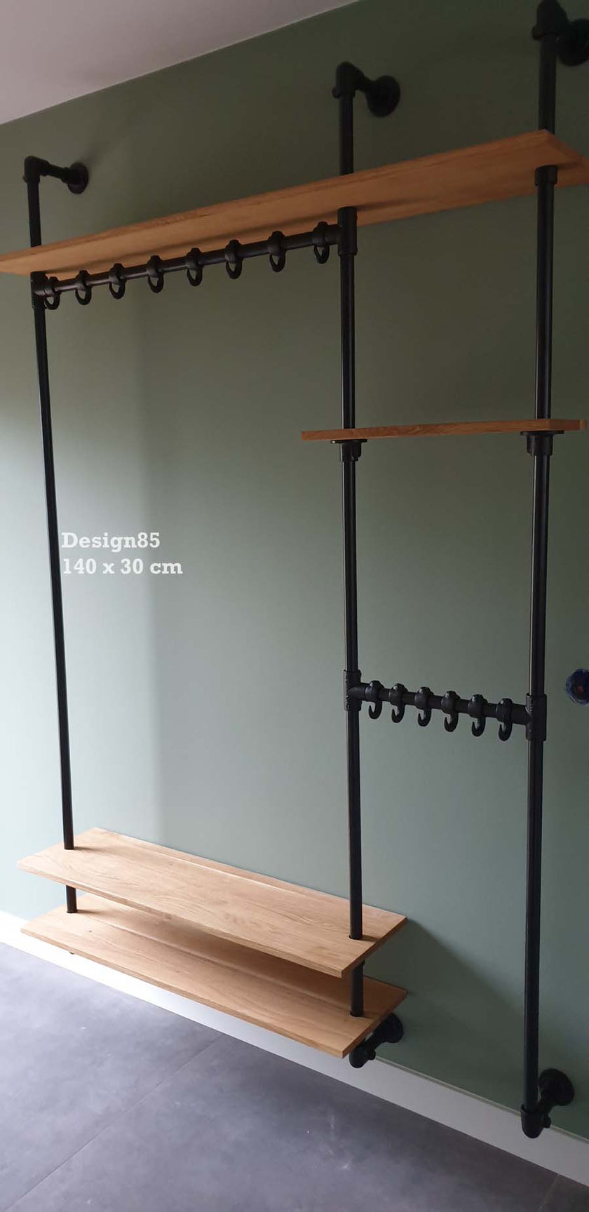 Industriële Kapstok Stralend