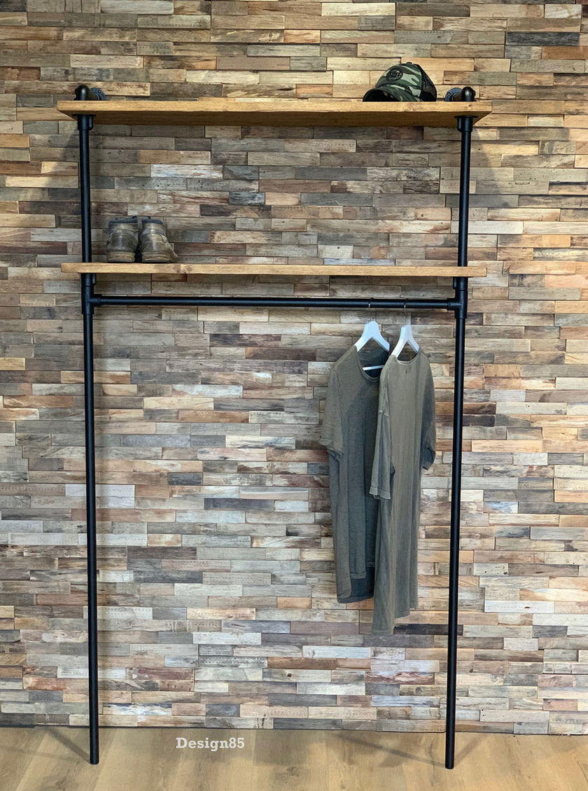 Industriële Kledingkast Zwart