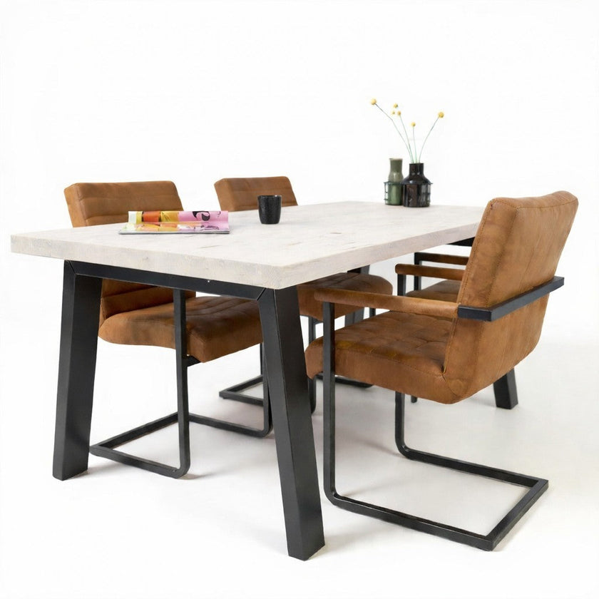 Industriële steigerhout eettafel Evenaar