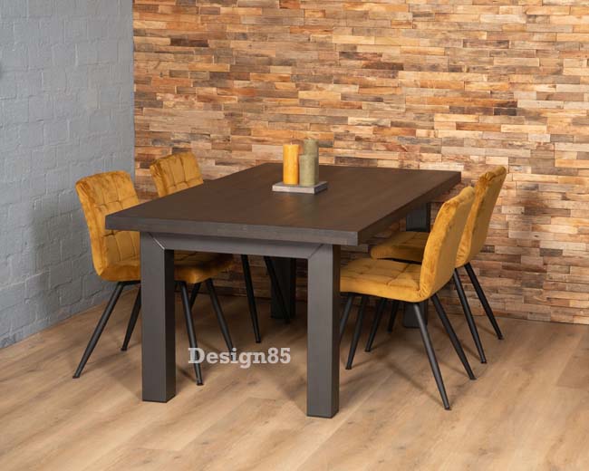 Industriële Steigerhout Eettafel Orkaan