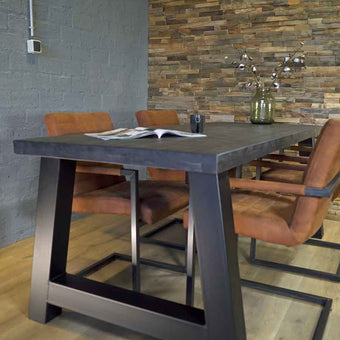 Industriële Steigerhout Eettafel Regenwoud