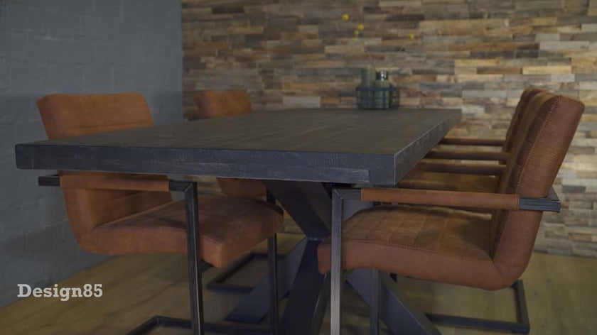 Industriële Steigerhout Eettafel Zee