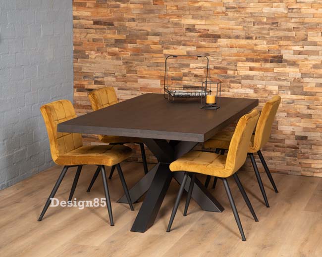 Industriële Steigerhout Eettafel Zee