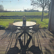 Industriele tuintafel Rond