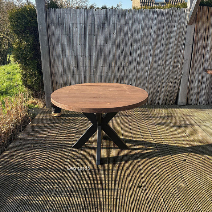 Industriele tuintafel Rond