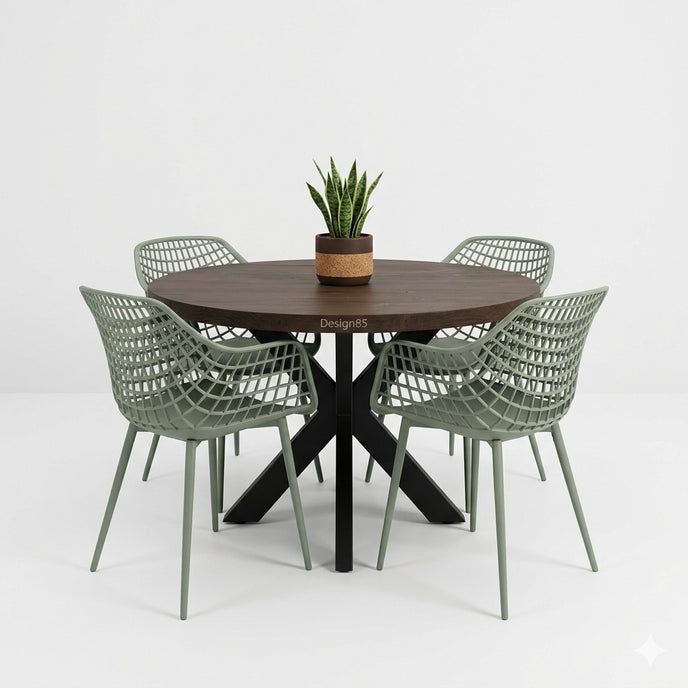 Industriele tuintafel Rond