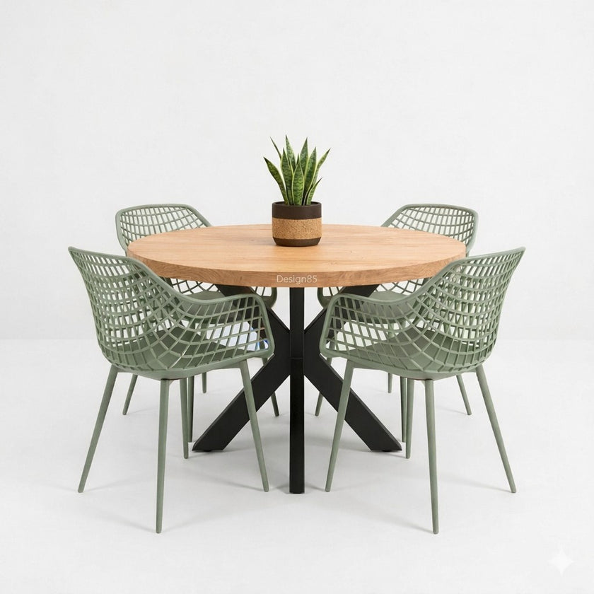 Tuintafel Rond Industriële tuintafel Rond I DESIGN85