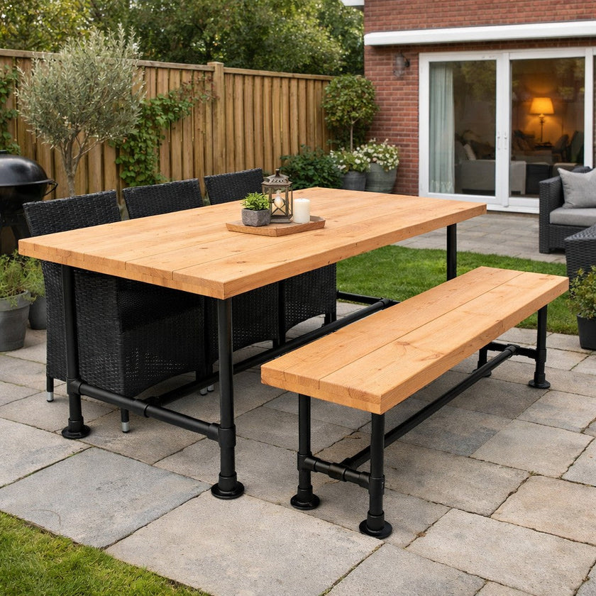 Industriële tuintafel Terras