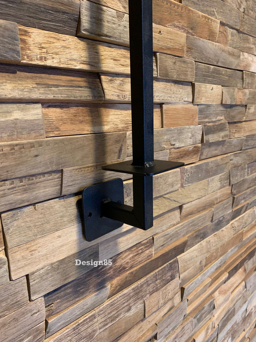 Industriële WC Rolhouder Vierkant