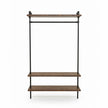 Kapstok zwart metaal Hangers