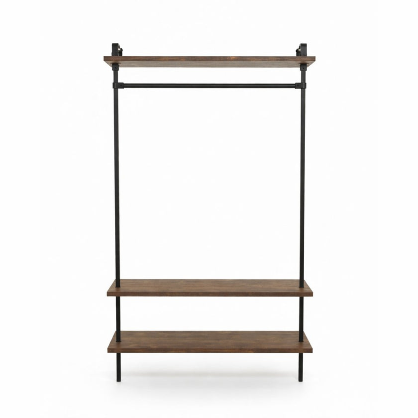 Kapstok zwart metaal Hangers