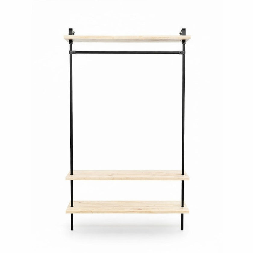 Kapstok zwart metaal Hangers