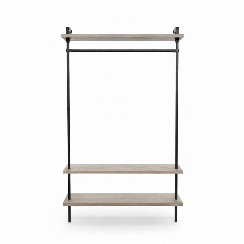 Kapstok zwart metaal Hangers