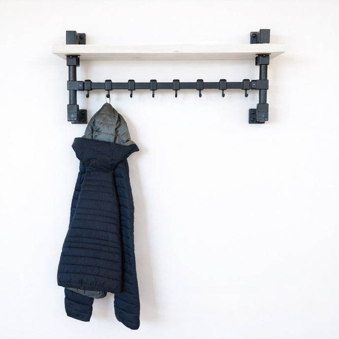 Kapstok zwart metaal Lus