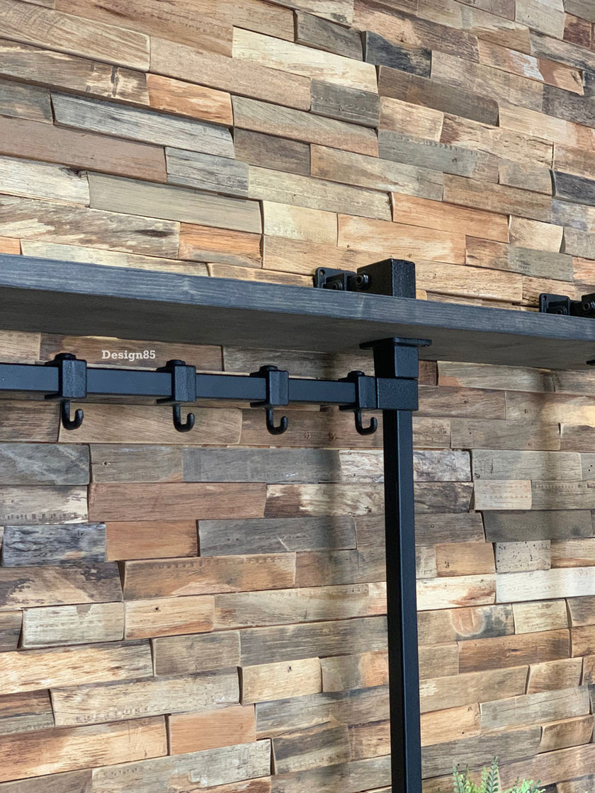 Kapstok Zwart Metaal Sprankel